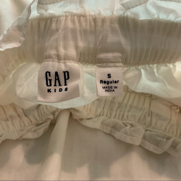 GAP White Skirt with Light Blue Trim, Lined - Picture 3 of 5